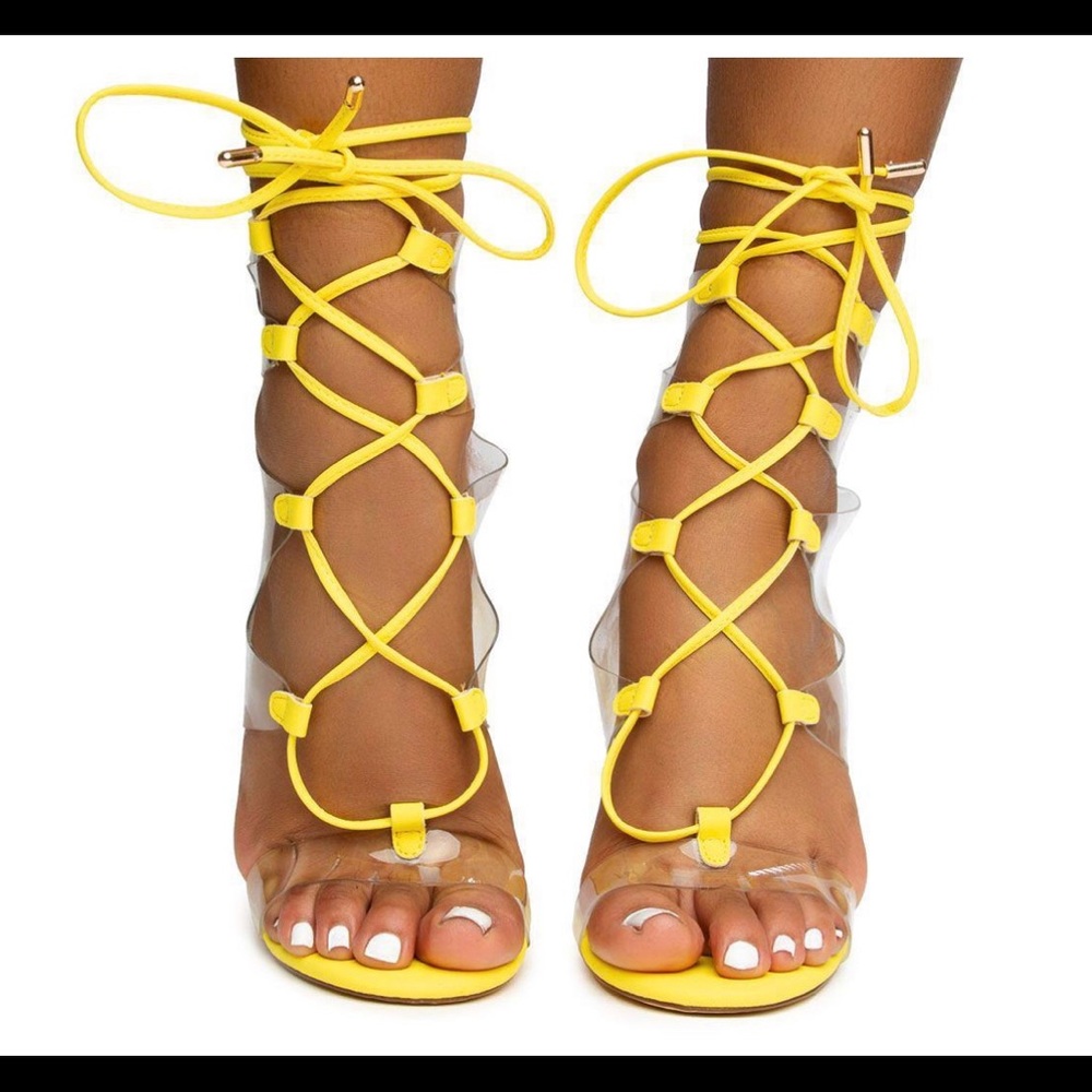 Lace Up Heels